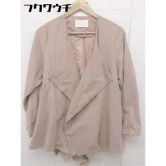 ◇　◎ who's who Chico フーズフーチコ 長袖 ジャケット サイズF ピンクベージュ レディース  【中古】 【1107090009216】