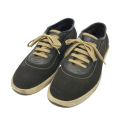 美品✨Salvatore Ferragamo スニーカー　レザー　ネイビー　ロゴ Ferragamo メンズ スニーカー | SSENSE 日本