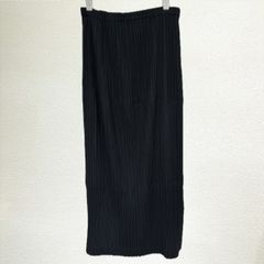 PLEATS PLEASE ロングスカート ブラック 3 - メルカリ