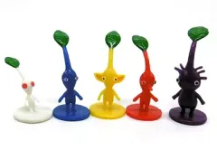 【中古】食玩 トレーディングフィギュア ピクミン5体・葉 「ピクミン2 コレクションフィギュア2」 