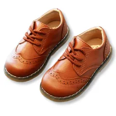 [Lezalic] キッズ ベビー フォーマル シューズ ローファー レザー風 卒園式 入学式 結婚式 発表会 七五三 男の子 女の子 (ブラウン, 日本の靴のサイズ寸法, キッズ, 数値, 16.5 cm) [ブラウン] [16.5 cm]
