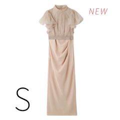 【新品未使用】ボレロレイヤードワンピース オケージョンドレス 結婚式 モカ M ボレロセット ドレス レイヤードワンピース モカ Sサイズ - メルカリ