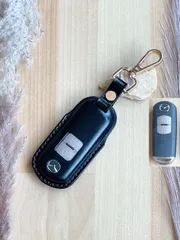 【選べる革とステッチと金具】 スマートキーケース キーケース キーカバー マツダ CX-3 等 本革 革製 A00480