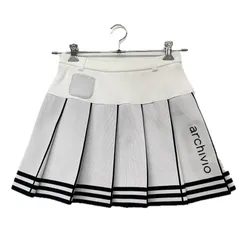 【新品・未使用・タグ付き】アルチビオ スカート サイズ38(M) ARCHIVIO アルチビオ ; スカート ロゴ 総柄 ブラック系 38