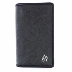 ダンヒル dunhill WINDSOR 7 HOOK KEYCASE キーケース 三つ折り レザー 6連 ロゴ 黒 ブラック /YI40 ■ECのサムネイル