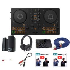 【スマホ対応初心者全部入りコンパクトスピーカー・ヘッドホンセット】AlphaTheta(アルファシータ) / DDJ-FLX2