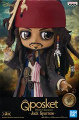 【中古】フィギュア ジャック・スパロウ(衣装明るい) 「パイレーツ・オブ・カリビアン」 Q posket Disney Characters -Jack Sparrow-