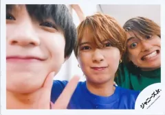 【中古】生写真(ジャニーズ) HiHi Jets・Aぇ! group・AmBitious/井上瑞稀・小島健・永岡蓮王/横型・バストアップ/「ALL Johnnys’ Jr. 2023 わっしょいCAMP! in Dome」セルフィー/公式生写真