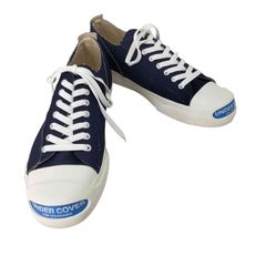 アンダーカバー UNDERCOVER 22AW TOE LOGO CANVAS SNEAKERS メンズ JPN