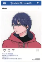 【中古】雑貨 山田秋斗(パーカー好き彼氏) SNS風クリアシート 「コミックス 山田くんとLv999の恋をする アニメ化記念フェア inアニメイト」 対象書籍購入特典