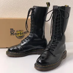 美品　ドクターマーチン　1914 QUAD STRAP　23cm　黒　ストラップ あのちゃん着用 1914 QUAD STRAP Dr.Martens 厚底 靴