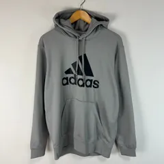 adidas アディダス　デカロゴ　スウェット　パーカー　ストリート　古着　長袖　ゆるダボ