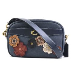 未使用級】COACH コーチ カゴバッグ ブルー系 2044-603 - メルカリ