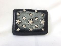 ジミーチュウ スタースタッズ 二つ折り財布 コンパクトウォレット ブラック JIMMY CHOO