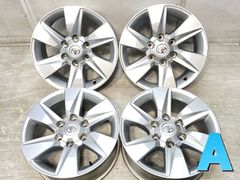 17x7.5 25 139.7-6穴
トヨタ純正 プラド 
中古ホイール 4本セット
 a17250404600