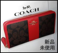 COACH 新品 ジャガード 長財布 メンズ レディース コーチ 財布 デニム