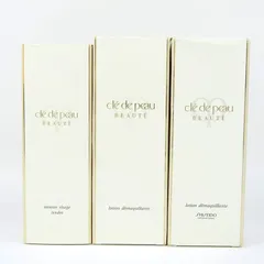 クレドポーボーテ クレンジング 洗顔フォーム 3点セット ほぼ未使用 スキンケア コスメ まとめて レディース Cle de Peau BEAUTE 【中古】