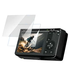 【数量限定】Yullmu Ricoh GR IIIX/GR III 保護フィルム 9H硬度 強化ガラスフィルム GR3 / GR3X 液晶保護フィルム 気泡防止 高透過率 耐指紋 簡単貼り付け ラウンドエッジ加工 2枚セット
