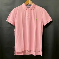 #snc ポロラルフローレン POLO RALPH LAUREN ポロシャツ M ピンク 半袖 刺繍 美品 メンズ [965090]