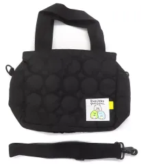 【中古】バッグ 集合 キルティングバッグ BLACK ver. 「すみっコぐらし」 ファミリーマート限定
