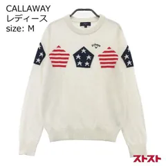 CALLAWAY キャロウェイ 長袖ニットセーター ホワイト系 S ［240001888497］