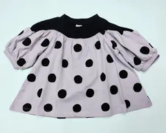 女の子 半袖Tシャツ ドット 100cm〜140cm ニコフラート 新品