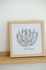 HENRI MATISSE (アンリ・マティス) | Le platane mini (natural frame) | アートプリント/アートポスター フレーム付き 北欧 スカンジナビアン 絵画 西洋絵画 インテリア ポスター おしゃれ 正方形