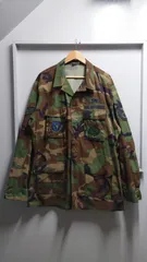 90’s U.S.AIR FORCE BDU コンバットジャケット Large/X-Long ウッドランドカモ
