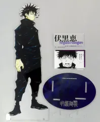【中古】アクリルスタンド・アクリルパネル 伏黒恵 アクリルGIGAフィギュア 「呪術廻戦」 ジャンプキャラクターズストア限定