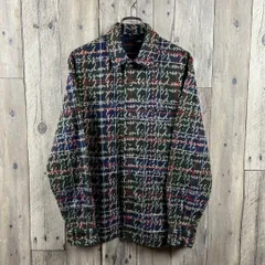 MTG montage モンタージュ 長袖 総柄 チェック ネルシャツ M