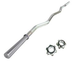 【VITFIT】直径28mm Wシャフト EZバー 家トレ ホームジム バーベルシャフト ウエイトトレーニング バーベルセット ジム アームカール barbel (ヴィットフィット)■現役トレーナー監修■