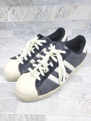 ◇ adidas アディダス スーパースター 82 GY3428 スニーカー シューズ サイズ27.5㎝ ブラック オフホワイト系 メンズ P  【1406240031948】