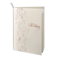 ローズ　席次表　手作りキット　10名様分　日本ホールマーク　エンボス加工が美しい　エレガントなシリーズ