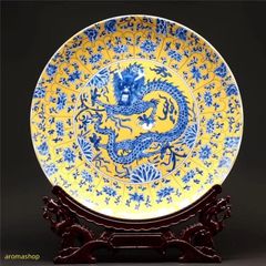 清乾隆青花獅子紋将軍缶 景徳鎮 陶磁器 装飾品 現代工芸品美術品