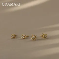 ハワイアンジュエリー 太陽 ピアス 金属アレルギー対応 つけっぱなし 18金  K18 ピンクゴールド ゴールド 両耳セット