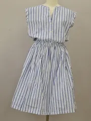 アーバンリサーチ URBAN RESEARCH DOORS ストライプスキッパーワンピース oneサイズ ネイビー×ホワイト レディース j_p F-L6848