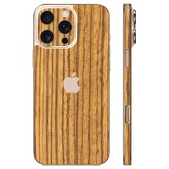 wraplus スキンシール iPhone16 Pro Max 対応 [ゼブラウッド2]
