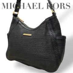 ☆★MICHAEL KORS 　マイケルコース★ショルダーバッグ　肩掛け　ブラック　ゴールド金具　サイドポケット★　♯1939