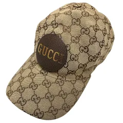【未使用品】GUCCI GGパターン ベースボールキャップタイムセール21時まで GUCCI GGパターン ベースボールキャップ