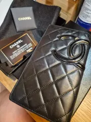 ✳︎CHANEL✳︎正規品キルティング長財布ギャランディカードありマトラッセ鑑定あり CHANEL シャネル 長財布 キルティング ゴールド - 中古財布