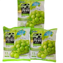 オリヒロ　ぷるんとこんにゃくゼリー　マスカット（２０ｇ×６個入り)×３袋　まとめ売り 　賞味期限　2025 7月