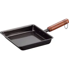 和平フレイズ 燕三条 職人仕事が生み出すこだわりの道具 鉄 玉子焼き 18×18cm IH対応 日本製 匠弥(たくみや) TY-037 [18×18cm]