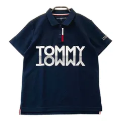 サイズ：M TOMMY HILFIGER GOLF トミー ヒルフィガーゴルフ  半袖ポロシャツ  ネイビー系 [240101443912] ゴルフウェア レディース ストスト