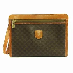 セリーヌ CELINE セカンドバッグ クラッチバッグ マカダム柄 M92 茶 ブラウン系 ☆AA★のサムネイル