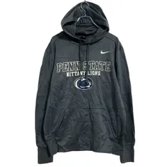 NIKE プリントジャージ パーカー S チャコールグレー ナイキ スポーツ プルオーバー 古着卸 アメリカ仕入 a703-5105