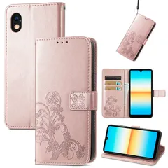 に適用するXperia Ace III SO-53C SOG08 A203SO エクスペリア Ace III xperia ace 第3世代 ケース 手帳型 ノートブック型携帯電話保護カバー多機能携帯電話ホルスター財布携帯電話ホルダーバンプパターン