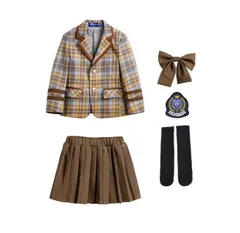 子供服　5点セット 子供スーツ 学生服 フォーマル ブレザー キッズ 女の子 発表会 入学式 入園式  七五三 結婚式 卒園式 卒業式100 110 120 130 140 150cm