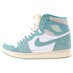 NIKE (ナイキ) AIR JORDAN 1 RETRO HIGH OG TURBO GREEN 555088-311 エアジョーダン1 ターボグリーン ハイカットスニーカー US8.5/26.5cm ライトブルー/ホワイト