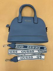 GUESS ゲス 2wayバッグ ショルダー YOSHI SMALL SATCHEL PVC ブルー 【M3074-003】