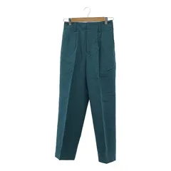 【美品】  Spick and Span / スピックアンドスパン | 2022SS | LI/COワイドテーパードパンツ | 36 | グリーン | レディース